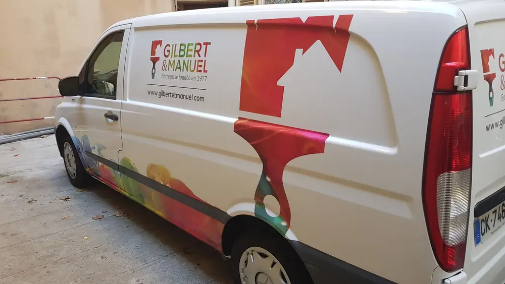 Gilbert & Manuel, Grand visuel imprimé