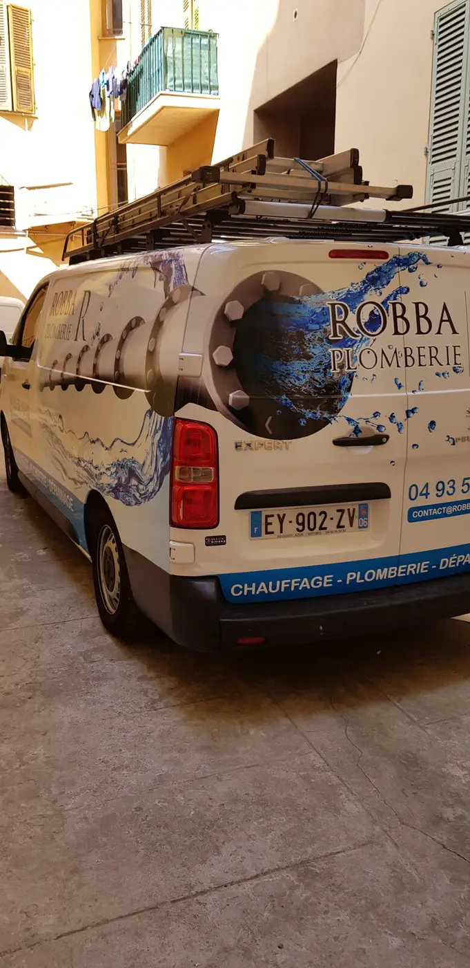 Robba Plomberie, Grand visuel imprimé