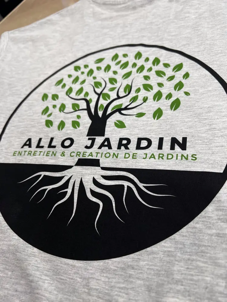 Allo Jardin, Impression DTF
